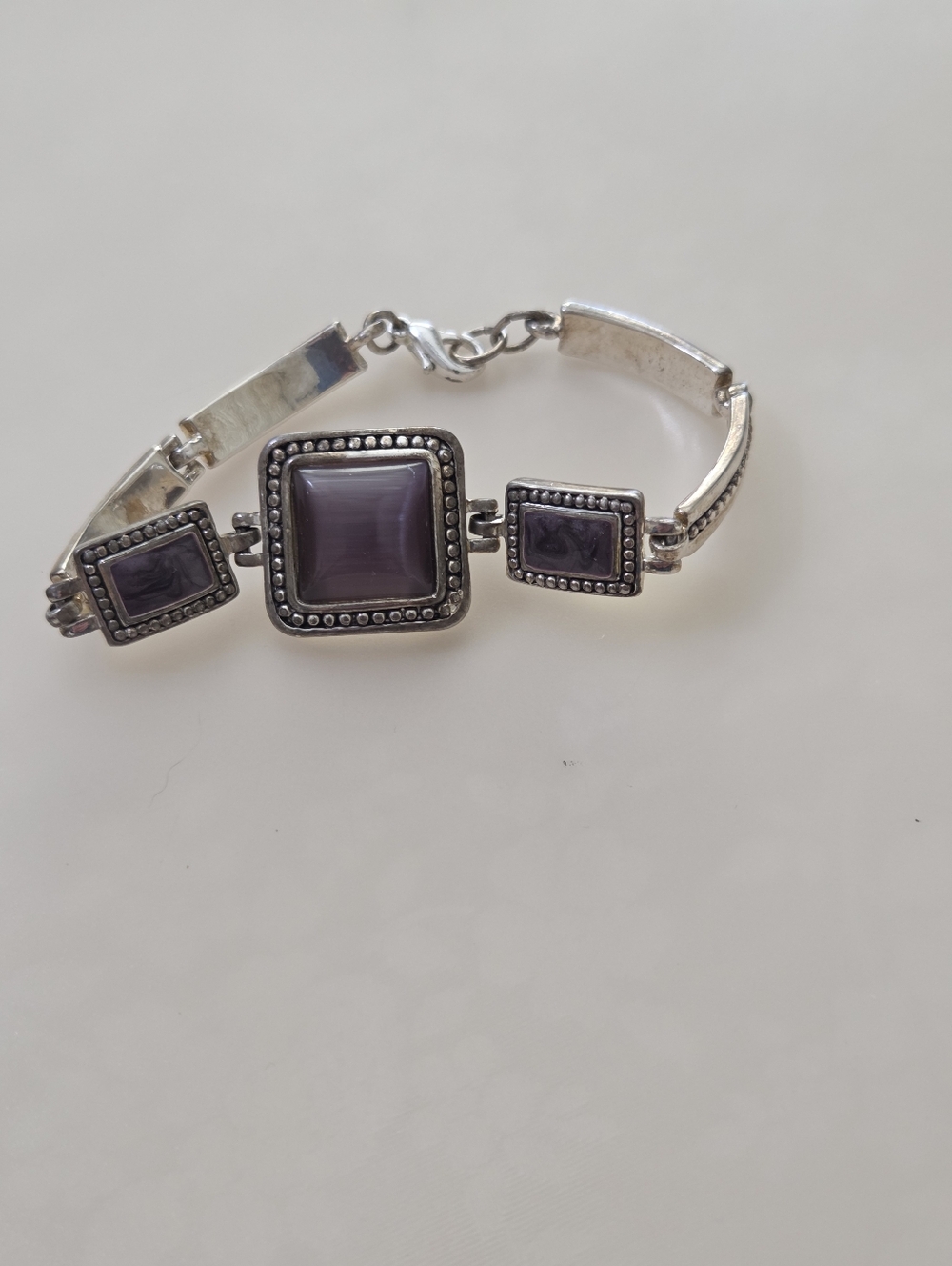 Vintage Unique Purple Stone Bracelet